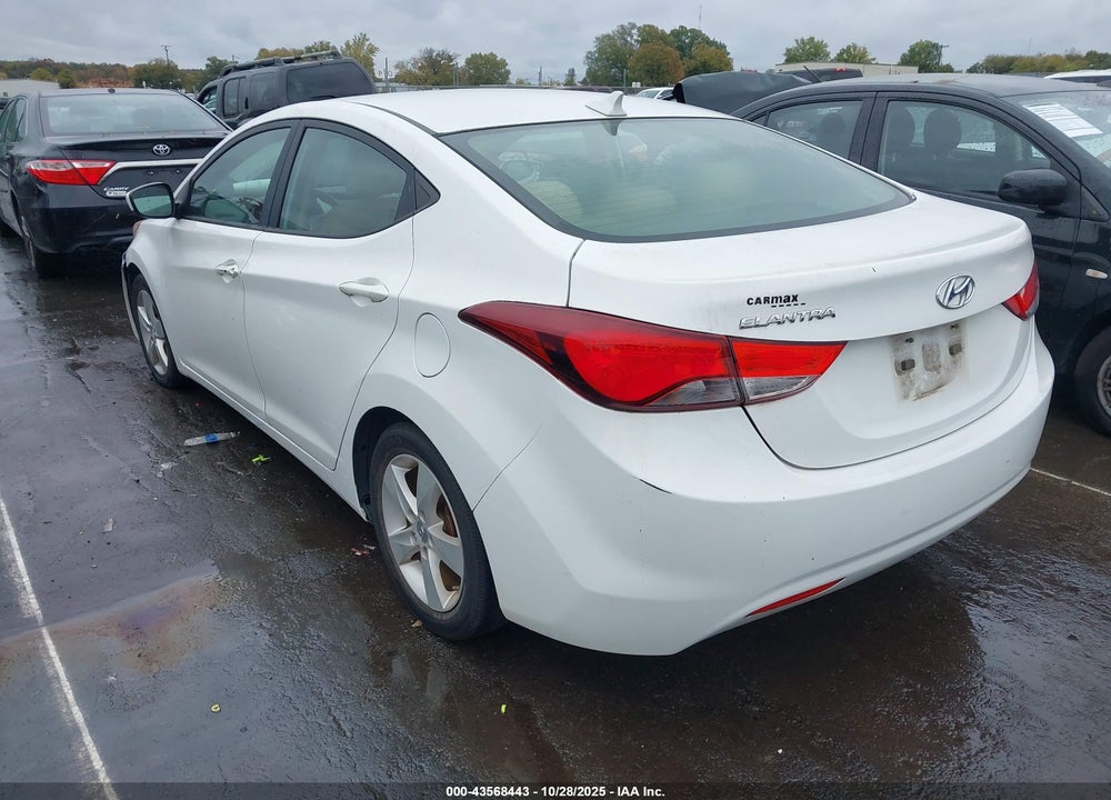 2013 HYUNDAI ELANTRA GLS VIN: 5NPDH4AE5DH271902