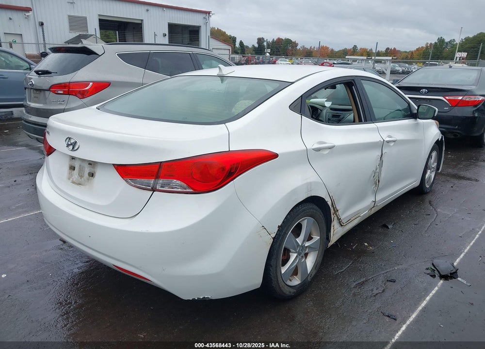 2013 HYUNDAI ELANTRA GLS VIN: 5NPDH4AE5DH271902