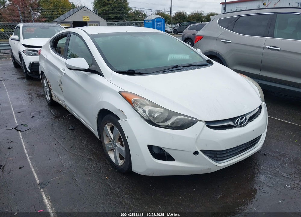 2013 HYUNDAI ELANTRA GLS VIN: 5NPDH4AE5DH271902