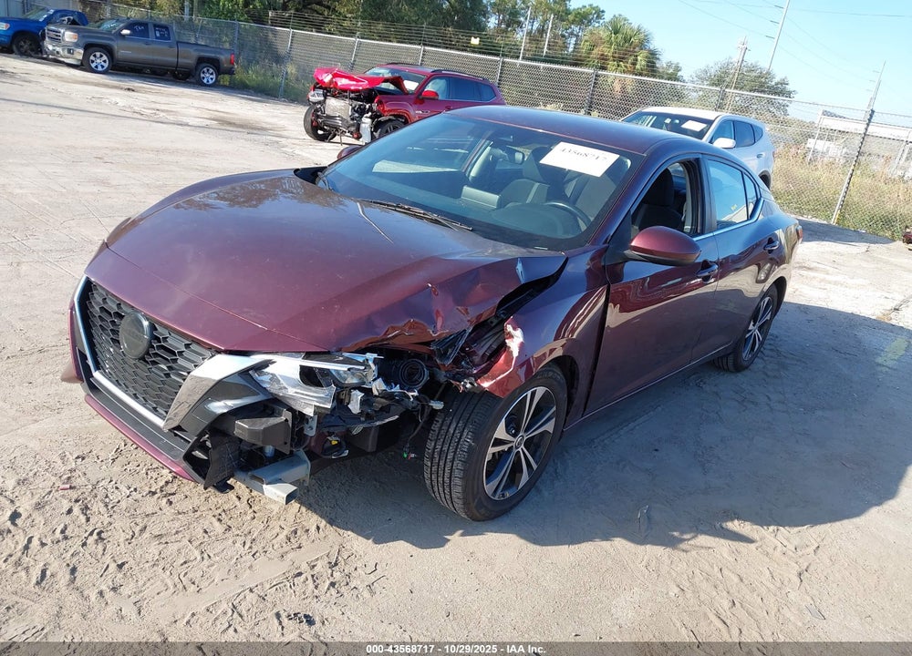 2022 NISSAN SENTRA SV XTRONIC CVT VIN: 3N1AB8CV4NY218575