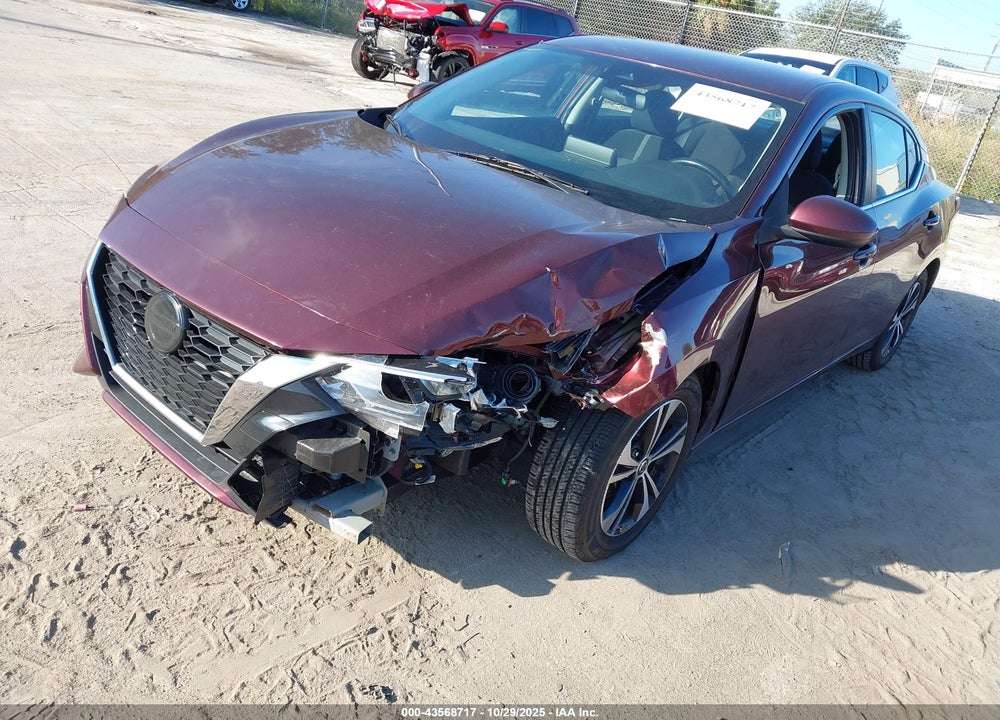 2022 NISSAN SENTRA SV XTRONIC CVT VIN: 3N1AB8CV4NY218575