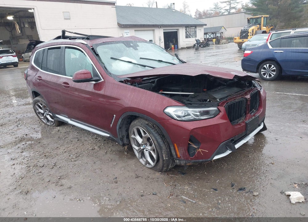 2022 BMW X3 XDRIVE30I VIN: 5UX53DP03N9M38331