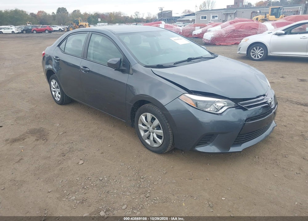 2016 TOYOTA COROLLA LE VIN: 2T1BURHE1GC622737