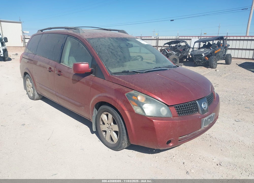 2004 NISSAN QUEST 3.5 SE VIN: 5N1BV28U14N353994