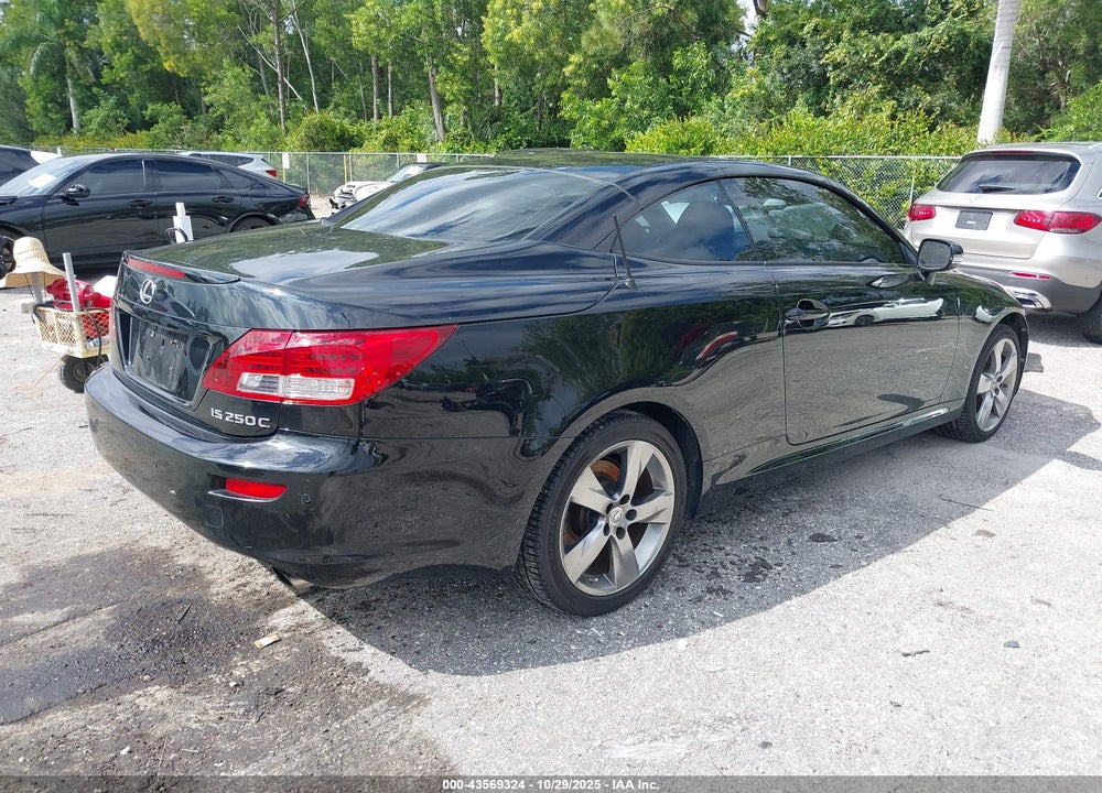 2011 LEXUS IS 250C VIN: JTHFF2C24B2519723