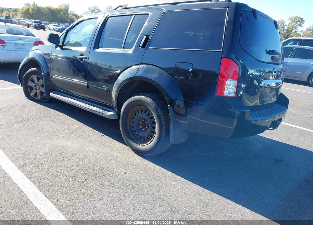 2009 NISSAN PATHFINDER VIN: 5N1AR18B99C611819