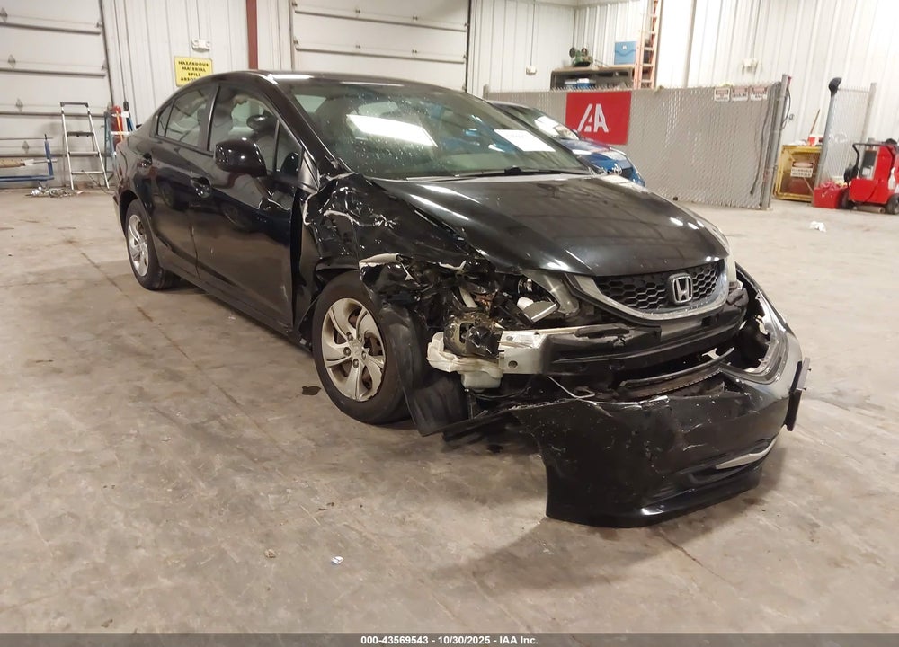 2013 HONDA CIVIC LX VIN: 2HGFB2F53DH564604