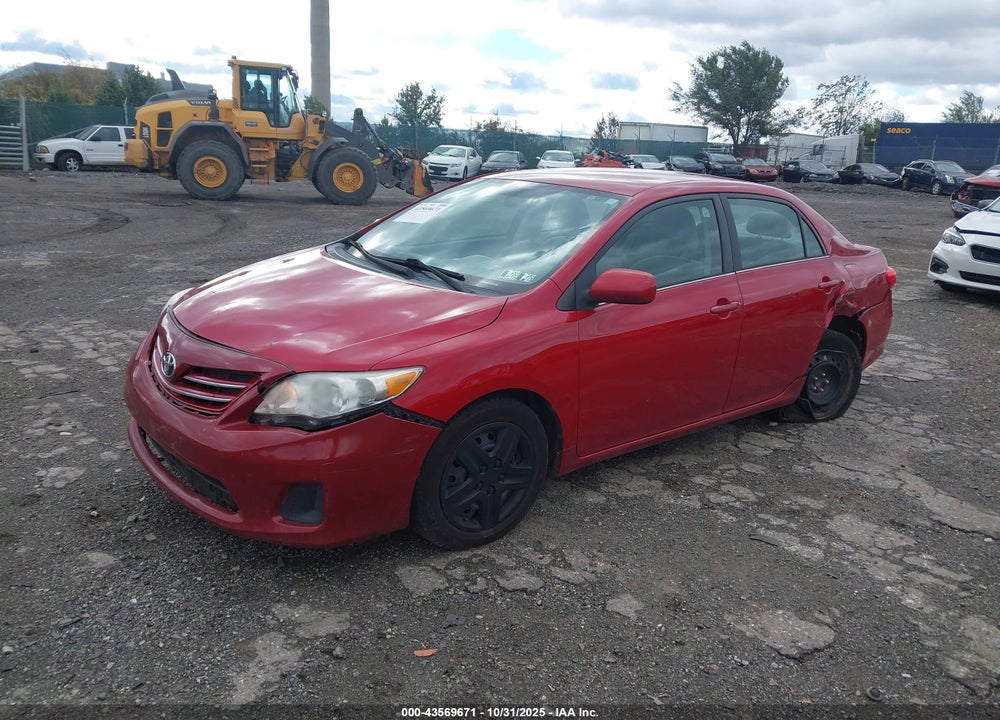 2013 TOYOTA COROLLA LE VIN: 2T1BU4EE3DC074257