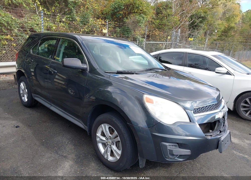 2012 CHEVROLET EQUINOX LS VIN: 2GNALBEK7C1307134