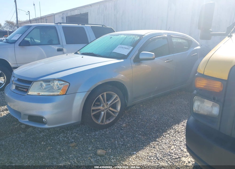 2013 DODGE AVENGER SXT VIN: 1C3CDZCG7DN526363