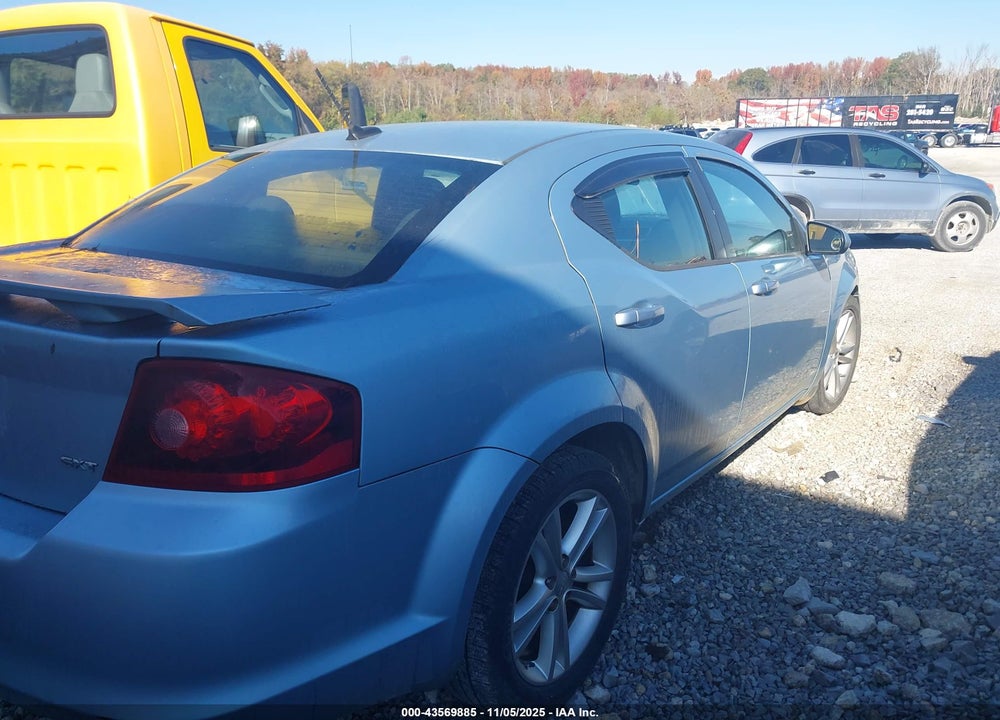 2013 DODGE AVENGER SXT VIN: 1C3CDZCG7DN526363