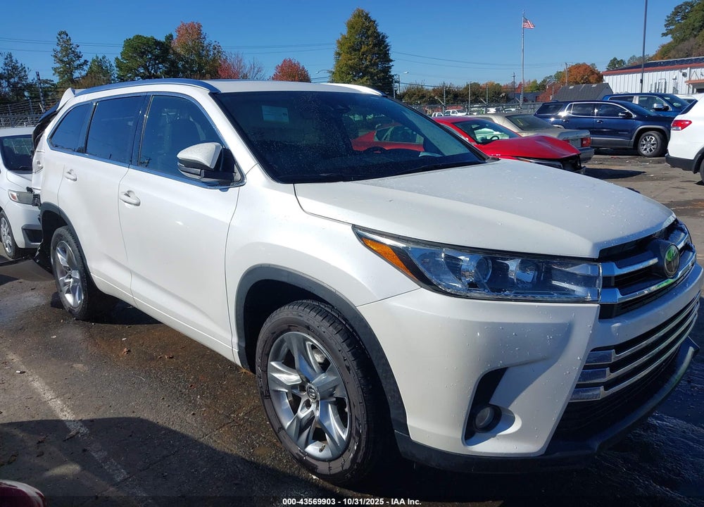 2017 TOYOTA HIGHLANDER LIMITED VIN: 5TDYZRFH5HS218017