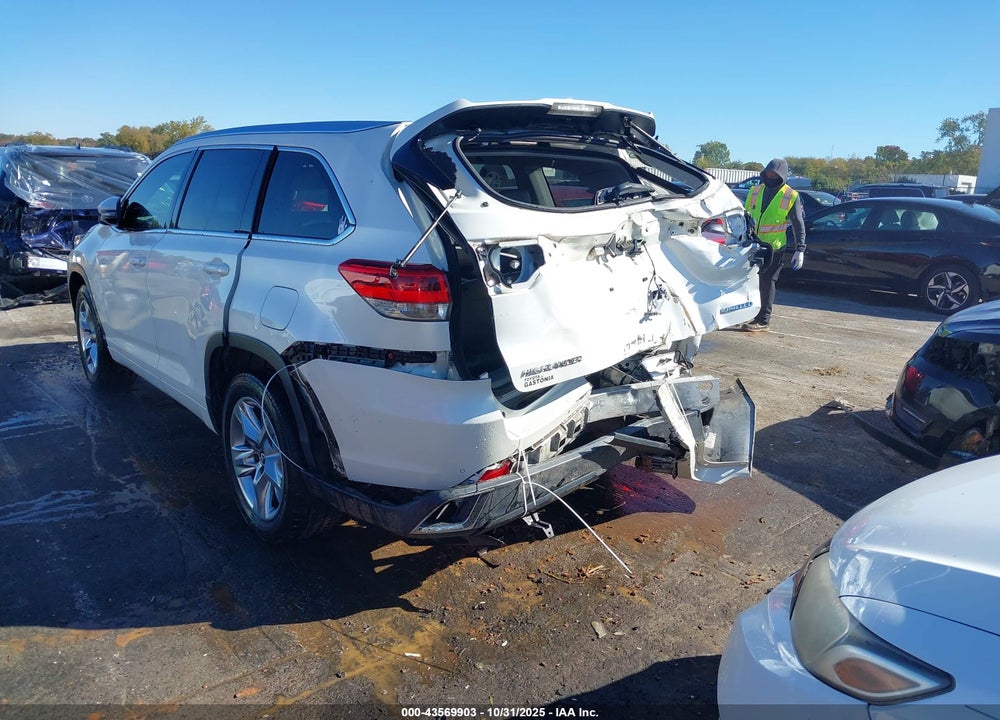 2017 TOYOTA HIGHLANDER LIMITED VIN: 5TDYZRFH5HS218017