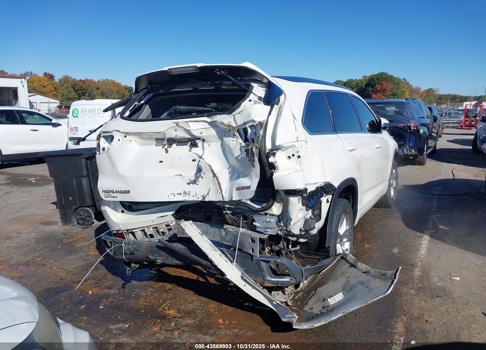 2017 TOYOTA HIGHLANDER LIMITED VIN: 5TDYZRFH5HS218017