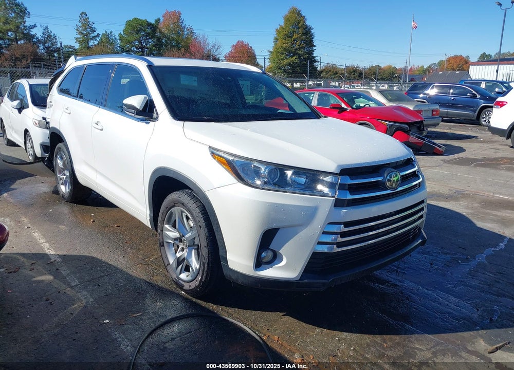 2017 TOYOTA HIGHLANDER LIMITED VIN: 5TDYZRFH5HS218017