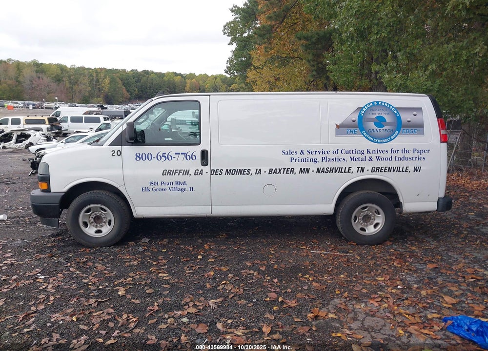 2018 CHEVROLET EXPRESS 3500 WORK VAN VIN: 1GCZGGFG6J1344444
