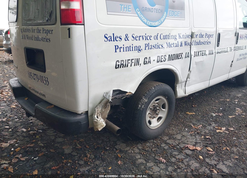 2018 CHEVROLET EXPRESS 3500 WORK VAN VIN: 1GCZGGFG6J1344444