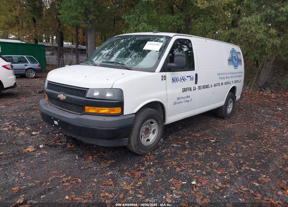 2018 CHEVROLET EXPRESS 3500 WORK VAN VIN: 1GCZGGFG6J1344444