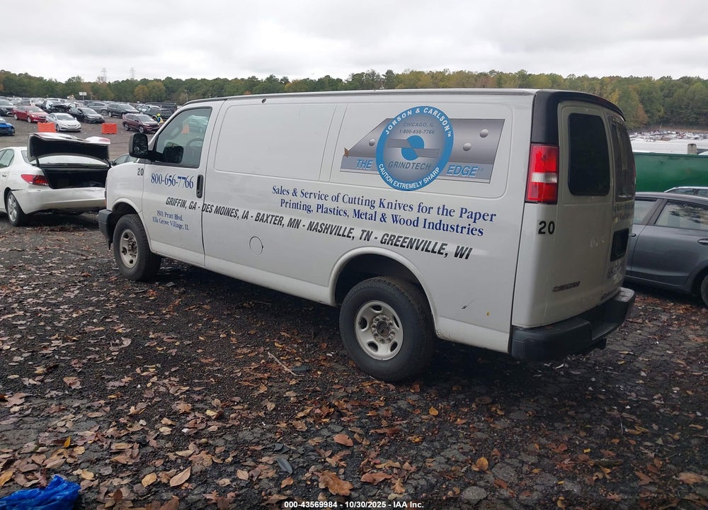 2018 CHEVROLET EXPRESS 3500 WORK VAN VIN: 1GCZGGFG6J1344444