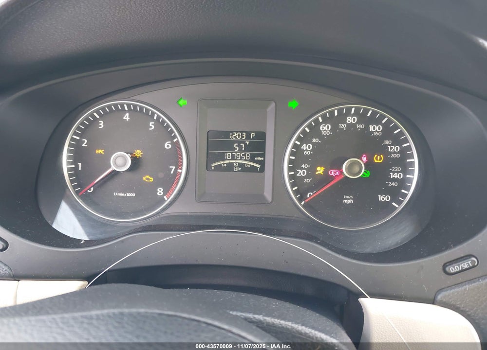 2012 VOLKSWAGEN JETTA VIN: 3VWDP7AJ3CM114621
