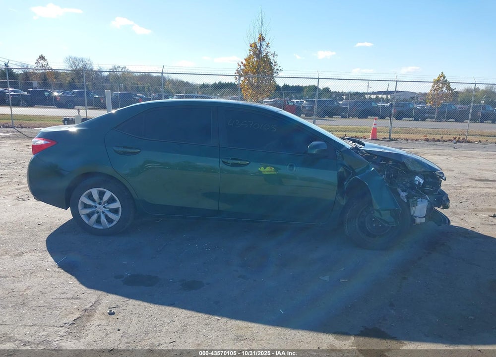2016 TOYOTA COROLLA VIN: 2T1BURHE9GC580947