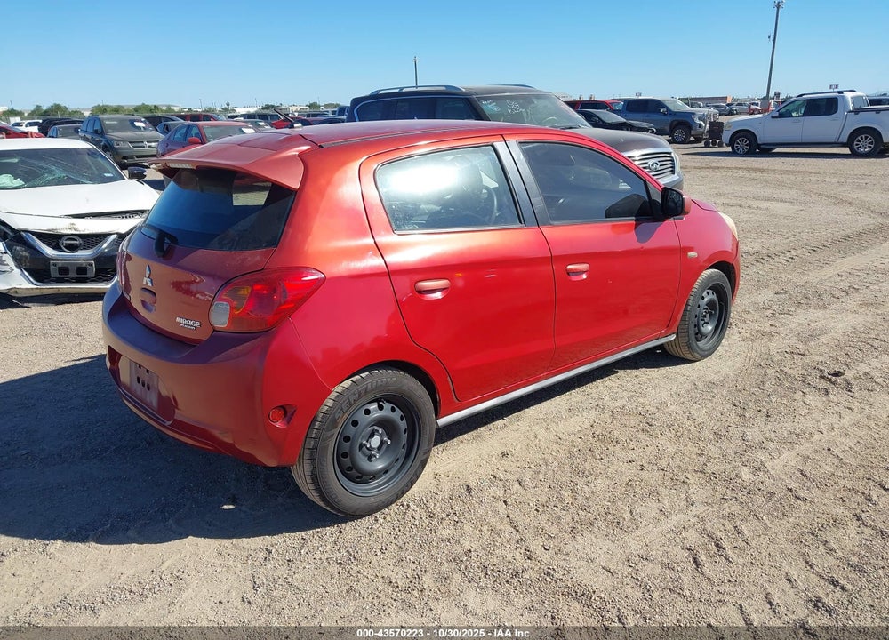 2015 MITSUBISHI MIRAGE DE/RF VIN: ML32A3HJ1FH041562