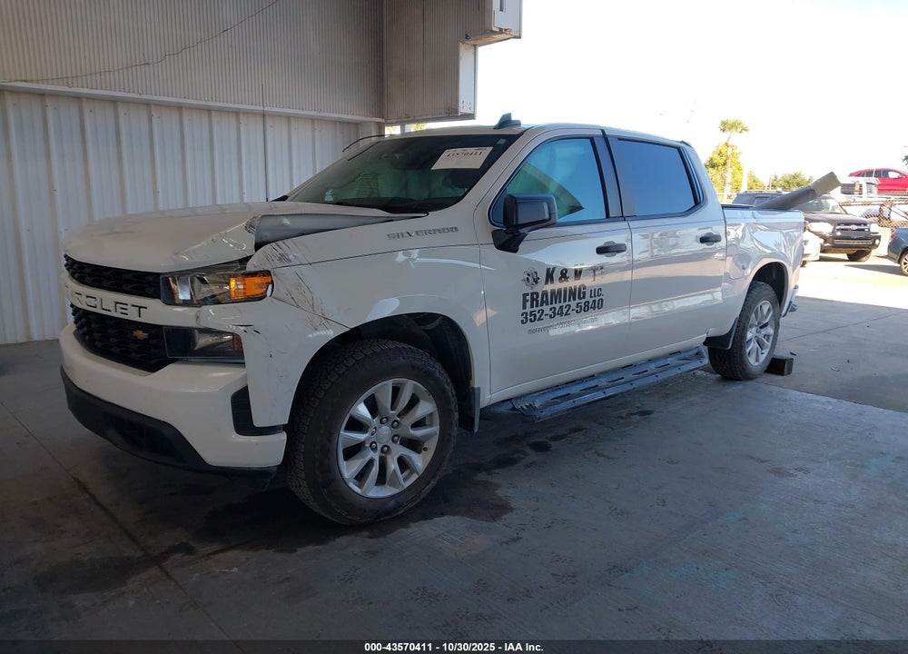 2020 CHEVROLET SILVERADO 1500 2WD SHORT BED CUSTOM VIN: 3GCPWBEH9LG185544