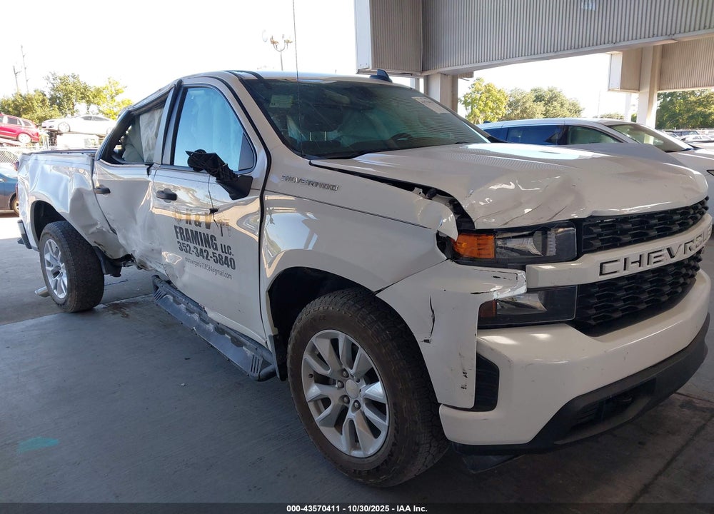 2020 CHEVROLET SILVERADO 1500 2WD SHORT BED CUSTOM VIN: 3GCPWBEH9LG185544