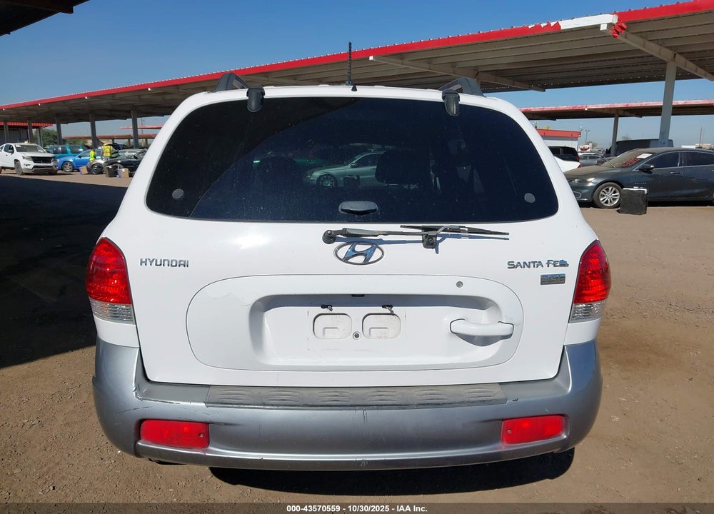 2006 HYUNDAI SANTA FE GLS/LIMITED VIN: KM8SC13E06U050519
