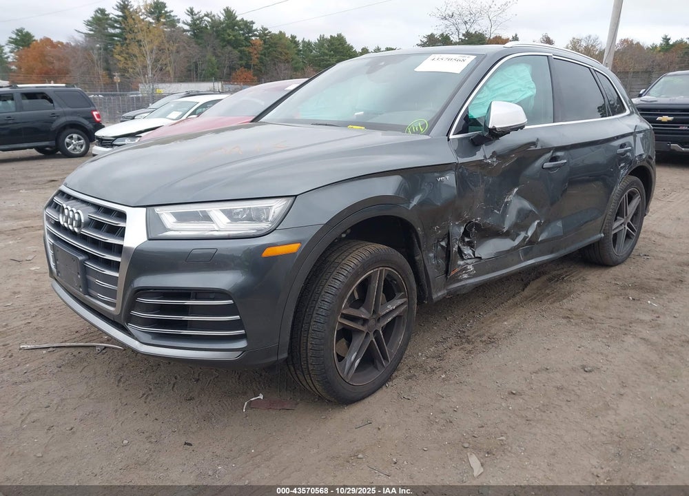 2018 AUDI SQ5 3.0T PREMIUM PLUS VIN: WA1A4AFYXJ2217261