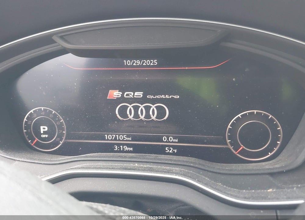 2018 AUDI SQ5 3.0T PREMIUM PLUS VIN: WA1A4AFYXJ2217261