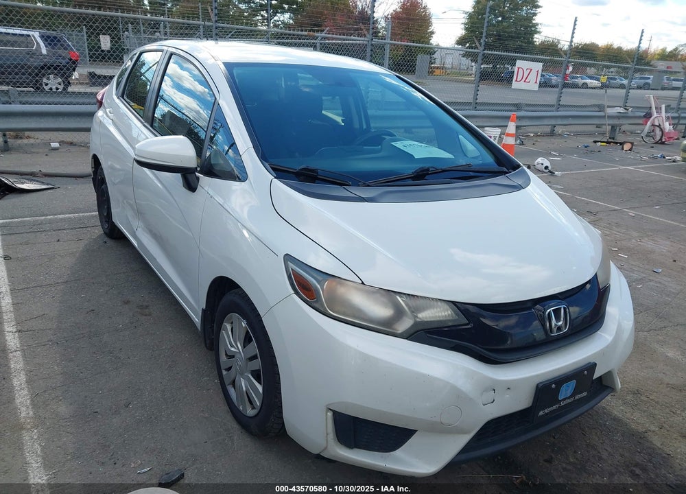 2016 HONDA FIT LX VIN: JHMGK5H57GX016167