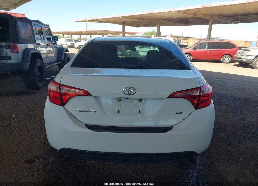 2017 TOYOTA COROLLA LE VIN: 2T1BURHE6HC791251