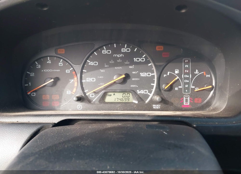 2001 HONDA ODYSSEY EX VIN: 2HKRL18631H511848