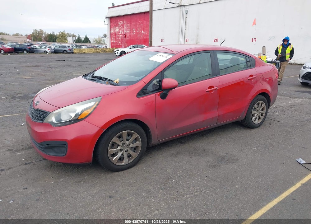 2012 KIA RIO LX VIN: KNADM4A38C6084587