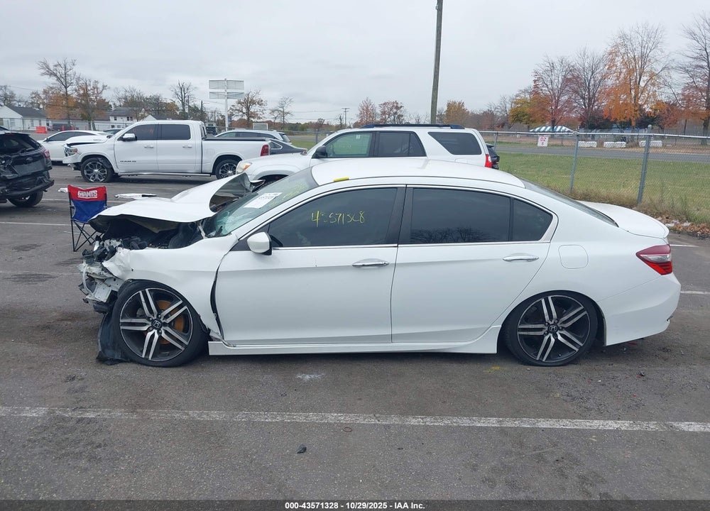2016 HONDA ACCORD SPORT VIN: 1HGCR2F57GA023556