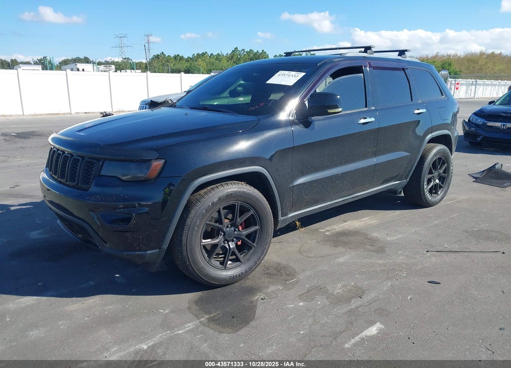 2017 JEEP GRAND CHEROKEE LIMITED 4X2 VIN: 1C4RJEBG8HC950113