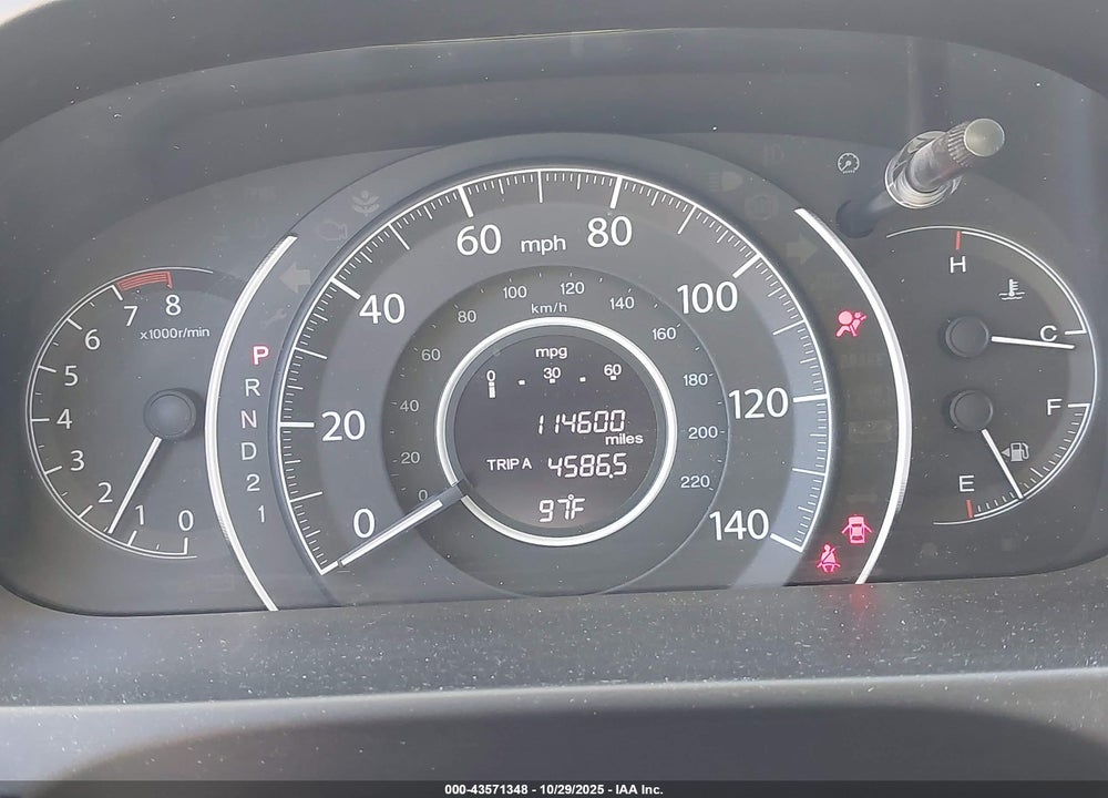 2012 HONDA CR-V LX VIN: 2HKRM3H38CH505416