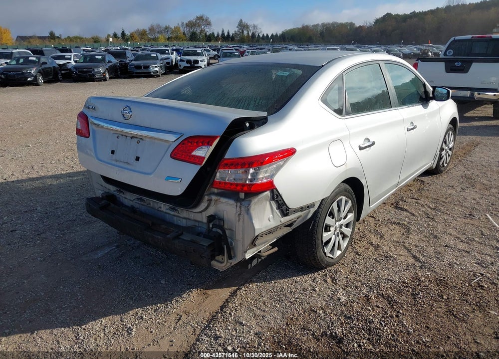 2013 NISSAN SENTRA S VIN: 3N1AB7AP8DL563425