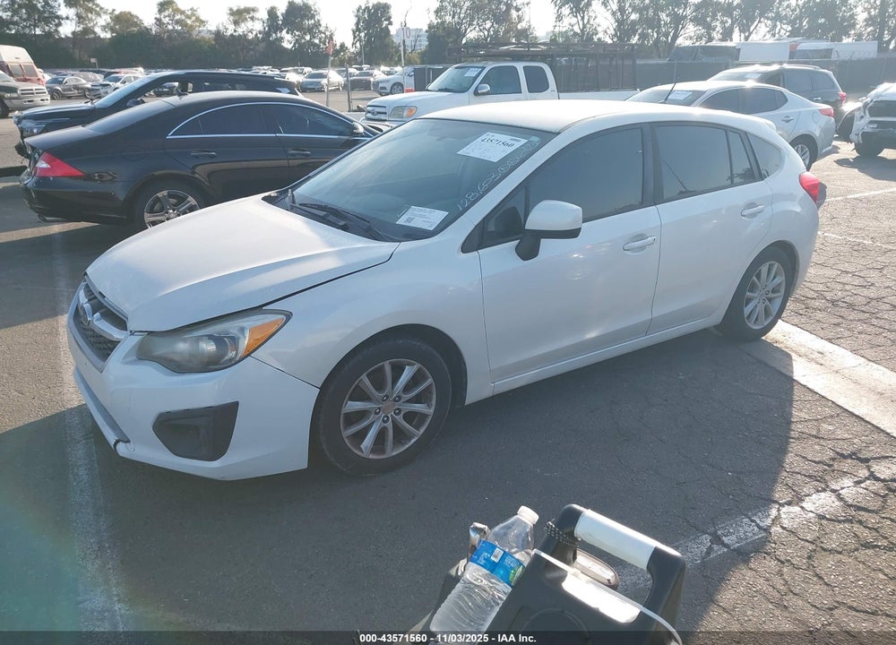 2014 SUBARU IMPREZA 2.0I PREMIUM VIN: JF1GPAC63E8238214