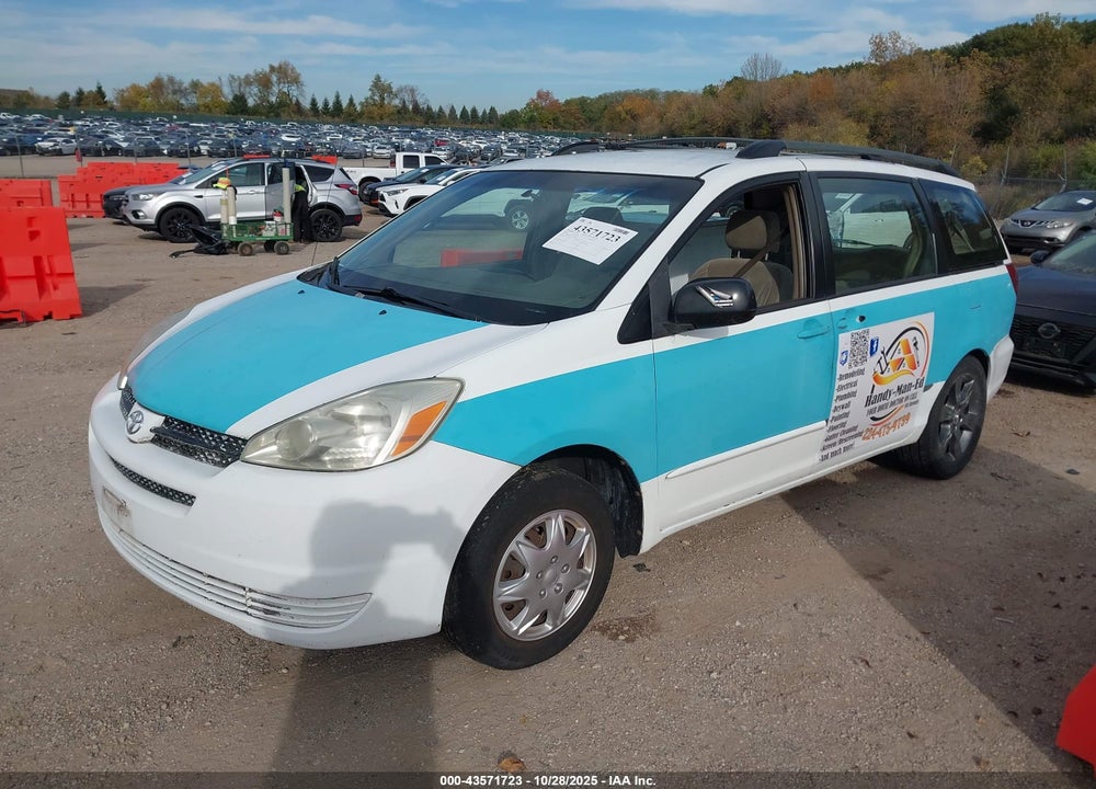 2005 TOYOTA SIENNA CE VIN: 5TDZA23C75S384899