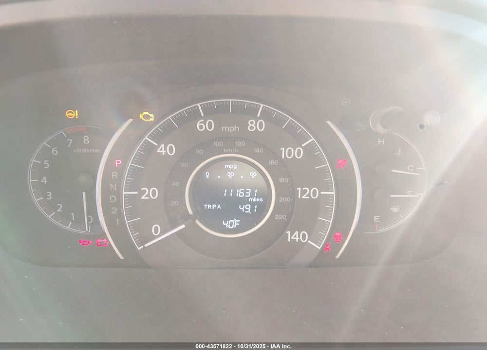 2013 HONDA CR-V EX-L VIN: 5J6RM4H78DL079758