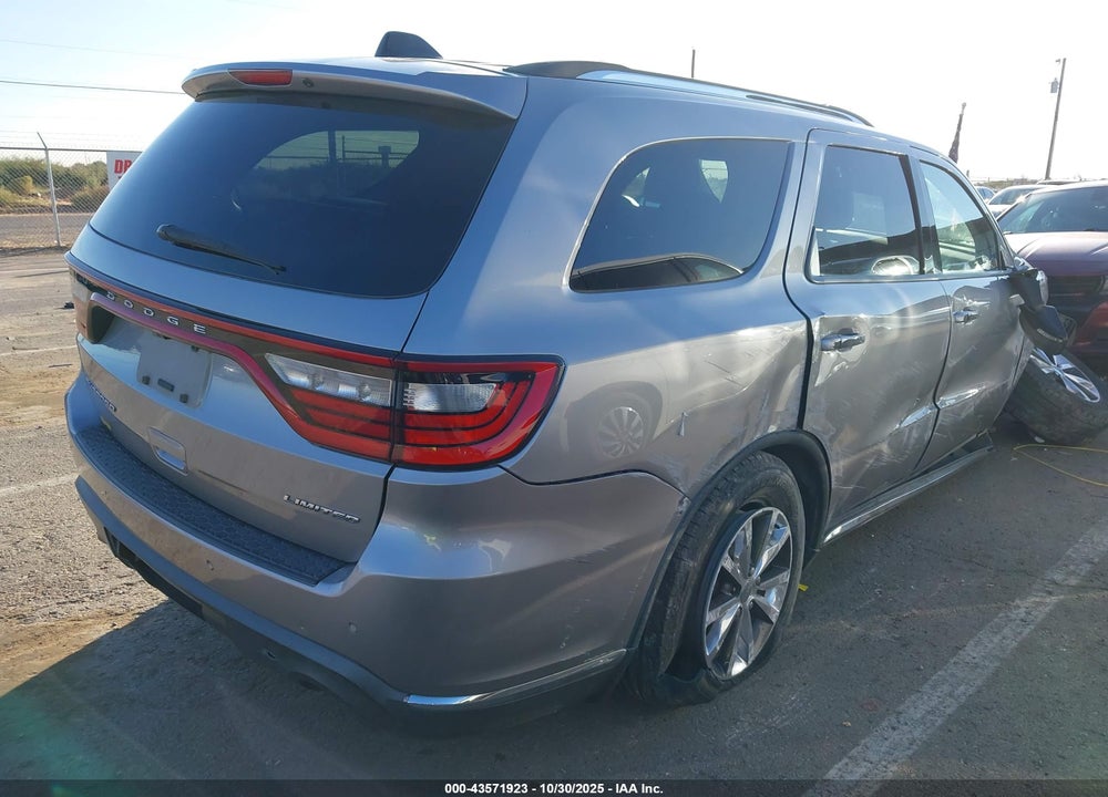 2016 DODGE DURANGO LIMITED VIN: 1C4RDHDG3GC308399