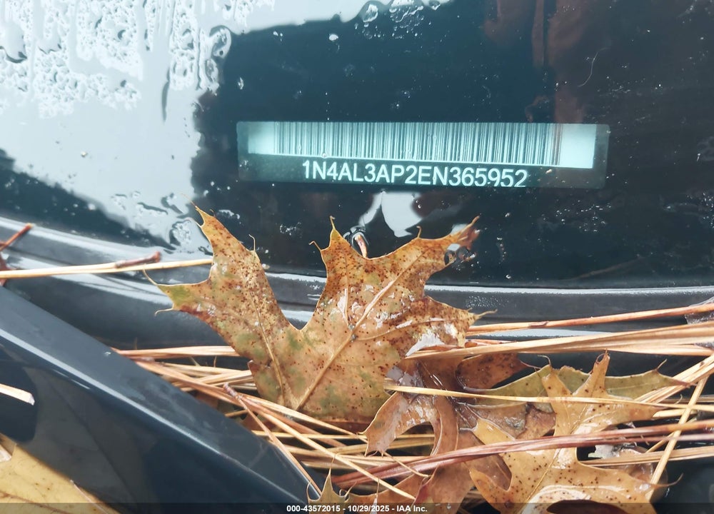 2014 NISSAN ALTIMA 2.5 S VIN: 1N4AL3AP2EN365952