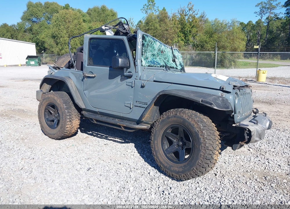2015 JEEP WRANGLER SPORT VIN: 1C4AJWAG9FL553446