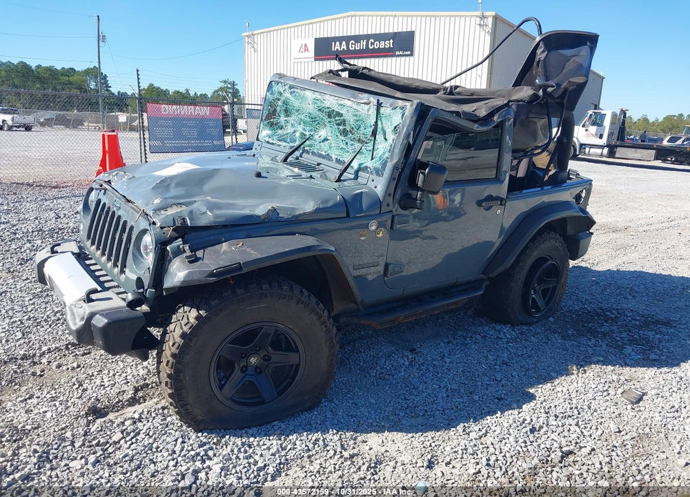 2015 JEEP WRANGLER SPORT VIN: 1C4AJWAG9FL553446