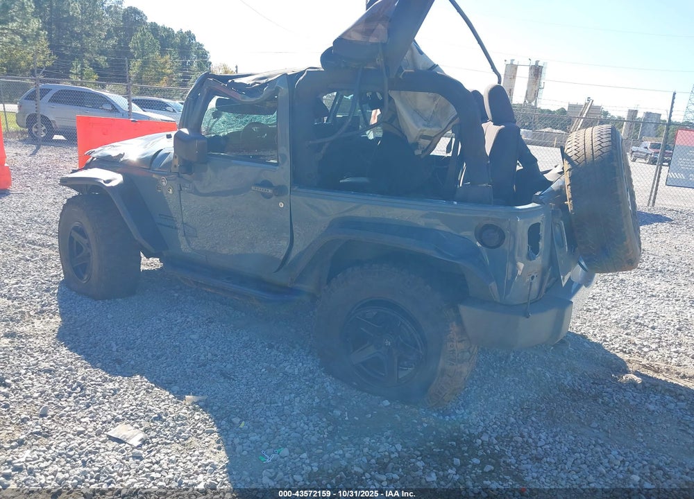 2015 JEEP WRANGLER SPORT VIN: 1C4AJWAG9FL553446