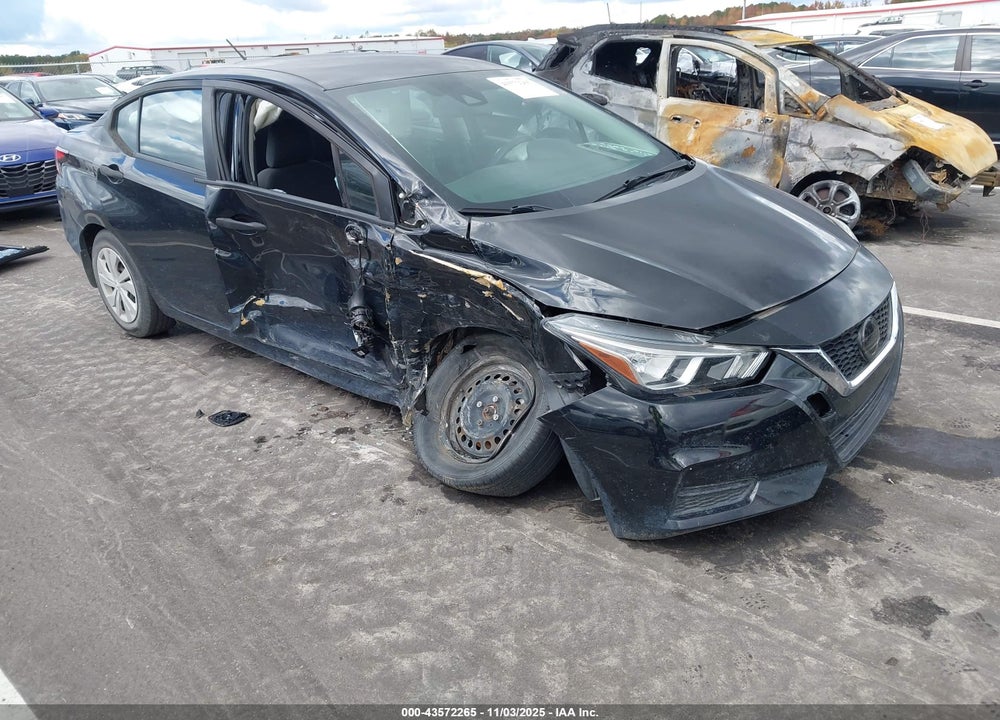 2021 NISSAN VERSA S XTRONIC CVT VIN: 3N1CN8DV1ML858172
