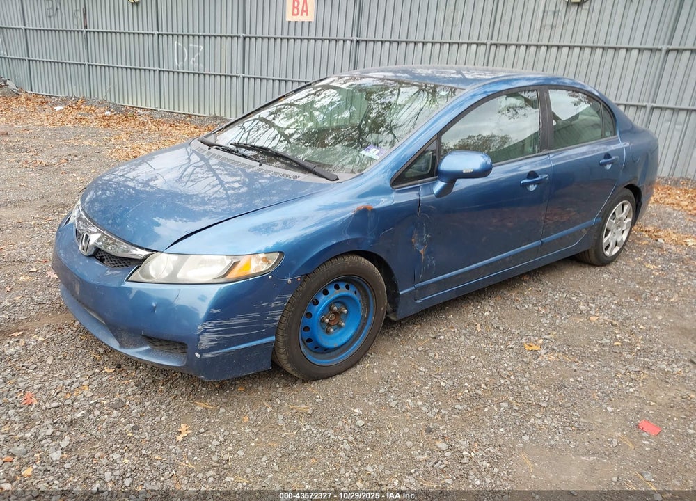 2009 HONDA CIVIC LX VIN: 1HGFA16529L008436