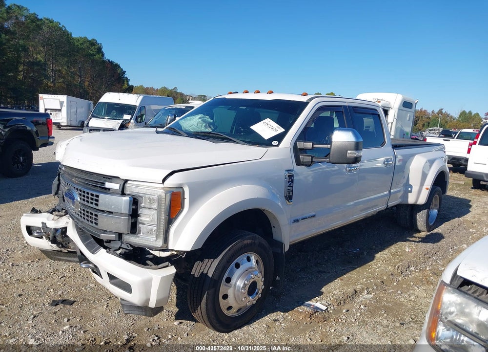 2017 FORD F-450 PLATINUM VIN: 1FT8W4DT6HEF06220